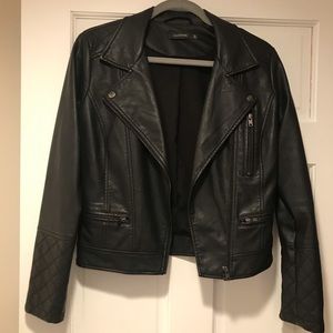 Black pleather jacket.